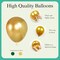 65Pcs Green Gold Balloons Set, Dark Green & Metallic Gold Balloons, Confetti Latex Balloons for Birthday, Graduation, St. Patrick's Day, Jungle Party Decorations